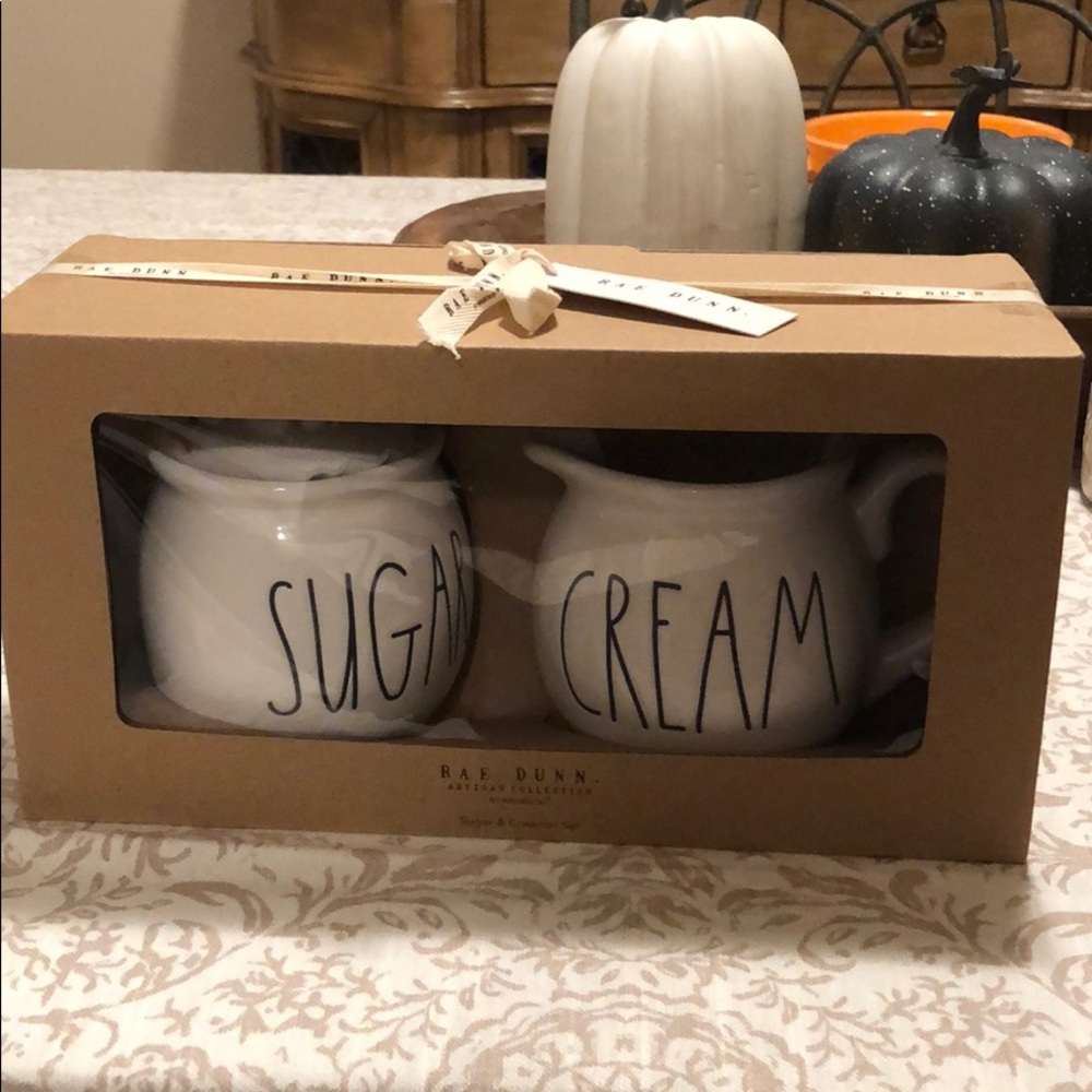 Rae Dunn (SUGAR)&(CREAM) set